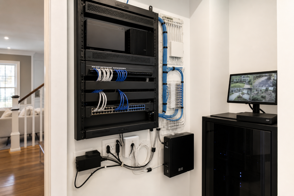 Professional smart home networking and low-voltage installation